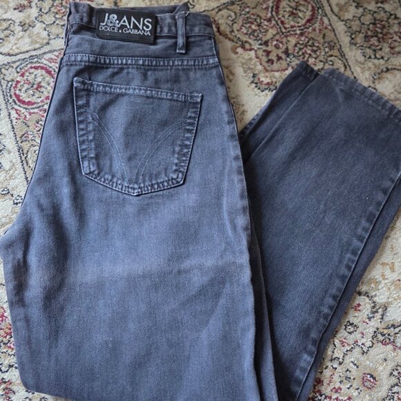 Dolce & Gabbana Gray Men’s Relaxed Jeans - Picture 2 of 8